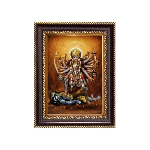Sri Maa Bhadrakali Digital Print Photo 6.7x8.7 inches - Vibrant Religious Wall Art for Home, Office and Temple Decor. Sri Maa Bhadrakali Digital Print Photo 6.7x8.7 inches - Vibrant Religious Wall Art for Home, Office and Temple Decor.