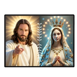 Jesus Christ - Immaculate Conception Laminated Photo - 7x9 Inches, Divine Blessings For Home & Office And Temple Decoration (F16279) Jesus Christ - Immaculate Conception Laminated Photo - 7x9 Inches, Divine Blessings For Home & Office And Temple Decoration (F16279)