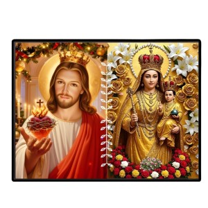 Jesus Lady Of Velankanni Laminated Photo - 7x9 Inches, Divine Blessings For Home & Office And Temple Decoration (F16198) Jesus Lady Of Velankanni Laminated Photo - 7x9 Inches, Divine Blessings For Home & Office And Temple Decoration (F16198)