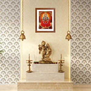Khatu Shyam Baba | Divine Shyam Baba Wall Art | Spiritual Decor for Home & Temple | Ideal for puja room