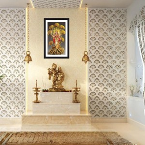Goddess Maa Vaishna Devi Colored Photo Frame | Divine Wall Art | Ideal for Home or puja room | Devotional wall art Goddess Maa Vaishna Devi Colored Photo Frame | Divine Wall Art | Ideal for Home or puja room | Devotional wall art
