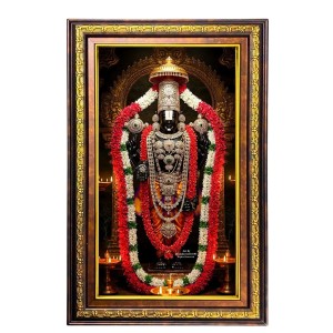 Lord Venkateshwara Swamy Digital Golden Balck Color Photo Frame | Hindu Religious Wall Decor | 10x16 Inches - Inspirational Wall Art For Office, Home Decor - Ideal Spiritual Gift (F16464) Lord Venkateshwara Swamy Digital Golden Balck Color Photo Frame | Hindu Religious Wall Decor | 10x16 Inches - Inspirational Wall Art For Office, Home Decor - Ideal Spiritual Gift (F16464)