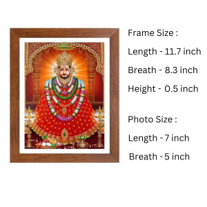 Khatu Shyam Baba | Divine Shyam Baba Wall Art | Spiritual Decor for Home & Temple | Ideal for puja room