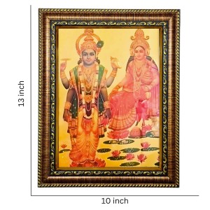 Hitech Sales Lord Sri Laxmi Narayan Light Weighted photo Frame Waterproof Acrylic 3d photo with Wooden Frames for Table, Temple Wall, Mandir, Gym, and Outdoor Spaces, Home Decor Hitech Sales Lord Sri Laxmi Narayan Light Weighted photo Frame Waterproof Acrylic 3d photo with Wooden Frames for Table, Temple Wall, Mandir, Gym, and Outdoor Spaces, Home Decor