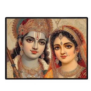 Lord RadhaKrishna Laminated Photo - 5x7 Inches, Divine Blessings For Home & Office And Temple Decoration (F16081) Lord RadhaKrishna Laminated Photo - 5x7 Inches, Divine Blessings For Home & Office And Temple Decoration (F16081)