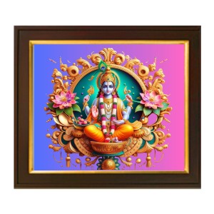 Hitech Sales | Handcrafted Divine Lord Vishnu Photo Frame - Traditional Indian Art with Intricate Details - Perfect for Home Décor, Pooja Room, and Gifts - Size: 10x12 inch. Hitech Sales | Handcrafted Divine Lord Vishnu Photo Frame - Traditional Indian Art with Intricate Details - Perfect for Home Décor, Pooja Room, and Gifts - Size: 10x12 inch.