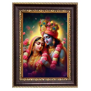 Shree Radha Krishna Digital Print Photo 6.7x8.7 inches (I6123) - Vibrant Religious Wall Art for Home or Office Decor. Shree Radha Krishna Digital Print Photo 6.7x8.7 inches (I6123) - Vibrant Religious Wall Art for Home or Office Decor.