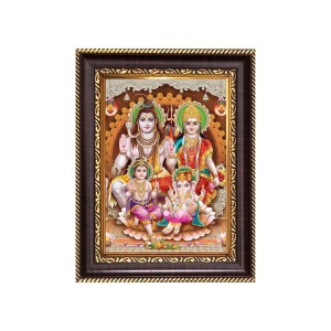 Lord Shib Parbati Family Digital Print Photo 8.7x10.7 inches - Vibrant Religious Wall Art for Home or Office Decor. Lord Shib Parbati Family Digital Print Photo 8.7x10.7 inches - Vibrant Religious Wall Art for Home or Office Decor.