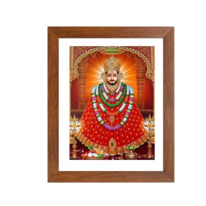 Khatu Shyam Baba | Divine Shyam Baba Wall Art | Spiritual Decor for Home & Temple | Ideal for puja room