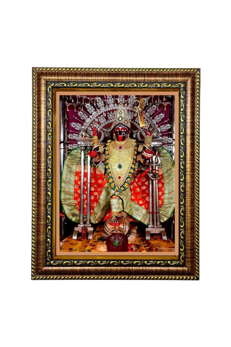 Hi Tech Sales Goddess Shri Maha Kali Maa Divine Photo Frame for wall/table, Study & living room, gifts (10 x 12)