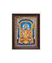 Sri Tirupati Balaji Digital Print Photo 8.7x10.7 inches - Vibrant Religious Wall Art for Home or Office Decor.
