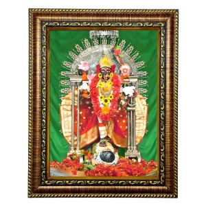 HiTech Sales KALI MATA BHABATARINI DAKSHINESWAR Kali Devi Mata Painting for Living Room, Home Decor, Bedroom, Office with PVC Frame & Front Face - Glass (9 x 7 in) HiTech Sales KALI MATA BHABATARINI DAKSHINESWAR Kali Devi Mata Painting for Living Room, Home Decor, Bedroom, Office with PVC Frame & Front Face - Glass (9 x 7 in)