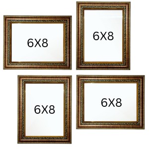 HI Tech Sales WALL PHOTO FRAME COMBO OF 4 FOR LIVING ROOM 6x8 inch HI Tech Sales WALL PHOTO FRAME COMBO OF 4 FOR LIVING ROOM 6x8 inch