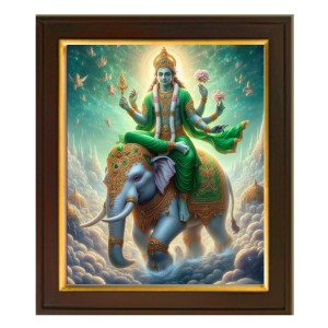 HItech Sales | Divine Vishnu Photo Frame - Spiritual Hindu God Wall Art - size: 10x12 inch. HItech Sales | Divine Vishnu Photo Frame - Spiritual Hindu God Wall Art - size: 10x12 inch.