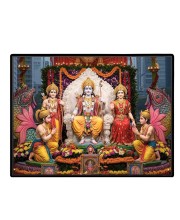 Lord RamSiya Laxman Laminated Photo - 9x11 Inches, Divine Blessings For Home & Office And Temple Decoration (F16111)