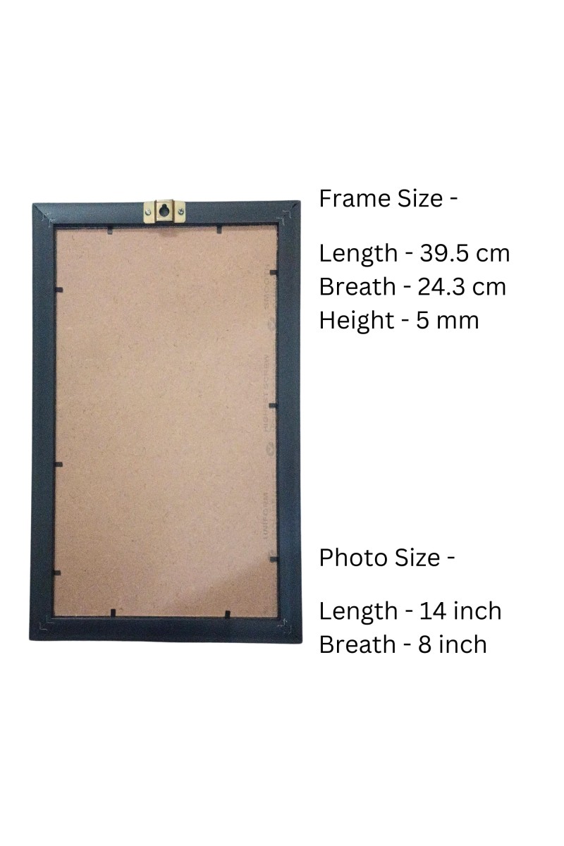 Sri Ramchandra Photo Frame – Elegant Acrylic Wall Decor for Home, Office & Temple Blessings (39.5 x 24.3 cm)