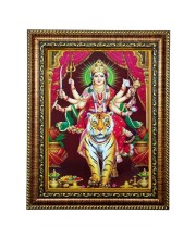Hi Tech Sales Durga Maa Photo Frame for wall/table, Study & living room, gifts (7 x 9)