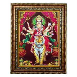 Hi Tech Sales Durga Maa Photo Frame for wall/table, Study & living room, gifts (7 x 9) Hi Tech Sales Durga Maa Photo Frame for wall/table, Study & living room, gifts (7 x 9)