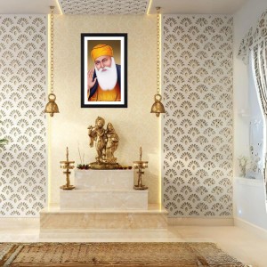 Guru Nanak Dev Ji Colored Photo | Divine Sikh Wall Art| Devotional art Guru Nanak Dev Ji Colored Photo | Divine Sikh Wall Art| Devotional art