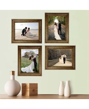 HI Tech Sales WALL PHOTO FRAME COMBO OF 4 FOR LIVING ROOM 6x8 inch