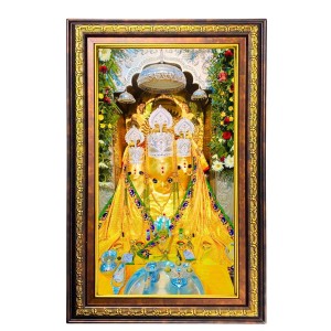 Maa Baglamukhi Digital Golden Balck Color Photo Frame | Hindu Religious Wall Decor | 12x18 Inches - Inspirational Wall Art For Office, Home Decor - Ideal Spiritual Gift (F16961) Maa Baglamukhi Digital Golden Balck Color Photo Frame | Hindu Religious Wall Decor | 12x18 Inches - Inspirational Wall Art For Office, Home Decor - Ideal Spiritual Gift (F16961)