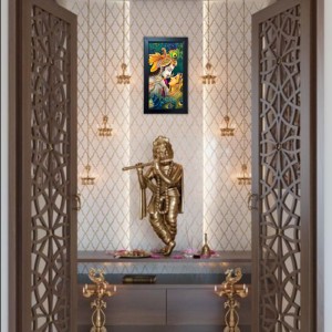 Hitech Sales Lord Sri Krishna with Radha Photo Frame With Acrylic Sheet For Temple, Office, Home Decorating (39.5 x 24.3 Cm) Hitech Sales Lord Sri Krishna with Radha Photo Frame With Acrylic Sheet For Temple, Office, Home Decorating (39.5 x 24.3 Cm)