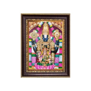 Lord Perumal with Lakshmi Mata Digital Print Photo 6.7x8.7 inches - Vibrant Religious Wall Art for Home, Office and Temple Decor. Lord Perumal with Lakshmi Mata Digital Print Photo 6.7x8.7 inches - Vibrant Religious Wall Art for Home, Office and Temple Decor.