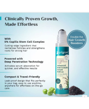 Pilgrim Advanced Hair Growth 3% Redensyl, 4% Anagain & 5% Capilia Stem Cell Complex Advanced Hair Growth Serum Roll-On Pilgrim Advanced Hair Growth 3% Redensyl, 4% Anagain & 5% Capilia Stem Cell Complex Advanced Hair Growth Serum Roll-On