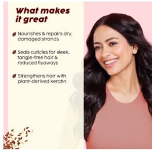 PLIX THE PLANT FIX Flaxseed Keratin Smoothening Mask for Deep Nourishment & Salon-Like Shine | Plant Keratin PF | Flaxseed Oil | Softer, Smoother Hair | For Men & Women PLIX THE PLANT FIX Flaxseed Keratin Smoothening Mask for Deep Nourishment & Salon-Like Shine | Plant Keratin PF | Flaxseed Oil | Softer, Smoother Hair | For Men & Women