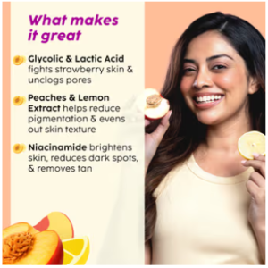 PLIX - THE PLANT FIX Peaches & Lemon Detan Bump Eraser Scrub (200g) | Exfoliating Scrub | Removes Tan & Restores Skin’s Moisture, Reduces Dark Spots, Uneven Skin Tone, & Reveals Softer Smoother Skin PLIX - THE PLANT FIX Peaches & Lemon Detan Bump Eraser Scrub (200g) | Exfoliating Scrub | Removes Tan & Restores Skin’s Moisture, Reduces Dark Spots, Uneven Skin Tone, & Reveals Softer Smoother Skin