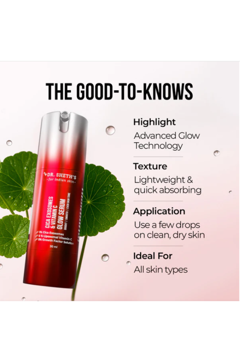 Cica Exosomes & Vitamin C Glow Serum - 30ml