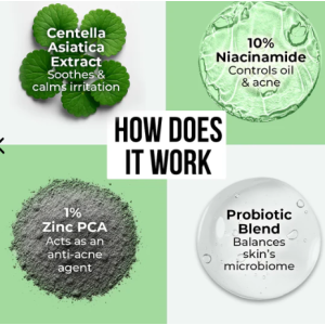 Dr. Sheth's Centella & 10% Niacinamide Face Serum | Oil & Sebum Control | Acne Scars, Acne Marks, Redness & Skin Irritation | Lightweight & Quick-Absorbing | Fades Discoloration & Improves Skin Texture | For All Skin Types | 30 ml Dr. Sheth's Centella & 10% Niacinamide Face Serum | Oil & Sebum Control | Acne Scars, Acne Marks, Redness & Skin Irritation | Lightweight & Quick-Absorbing | Fades Discoloration & Improves Skin Texture | For All Skin Types | 30 ml