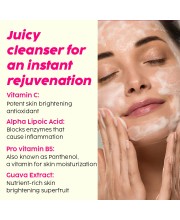 PLIX - THE PLANT FIX Vitamin C Juicy Face Wash (100 ml) Cleanser For Skin Brightening, With Pro Vitamin B5 For Moisturization & Alpha Lipoic Acid For Glowing Skin | For Women & Men PLIX - THE PLANT FIX Vitamin C Juicy Face Wash (100 ml) Cleanser For Skin Brightening, With Pro Vitamin B5 For Moisturization & Alpha Lipoic Acid For Glowing Skin | For Women & Men