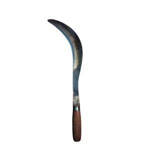 Katari Steel Billhook (Aruval) | Traditional South Indian Iron Knife for Cutting Plants, Vegetables & Agricultural Use