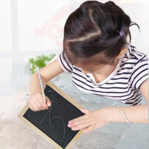 Wooden Frame Black Slate Board for Kids