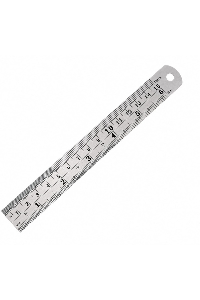 Stainless Steel Scale Ruler | Dual-Sided Inch & Centimeter Measuring Scale | Rust Resistant Metal Ruler for School, Office, Drawing, Drafting, Engineering & DIY Crafts