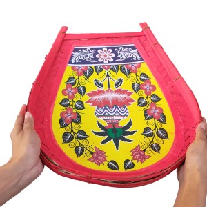 Handicrafts Bamboo Kulo Tray &ndash; Handmade & Hand-Painted Bamboo Soop/Basket for Puja, Home Decor, Storage & Gifting | Eco-Friendly Traditional Bengali Tray à¦¬à¦¾à¦à¦¶à§‡à¦° à¦•à§à¦²à§‹ (13 x 17 inch)