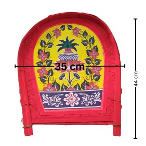 Handicrafts Bamboo Kulo Tray &ndash; Handmade & Hand-Painted Bamboo Soop/Basket for Puja, Home Decor, Storage & Gifting | Eco-Friendly Traditional Bengali Tray à¦¬à¦¾à¦à¦¶à§‡à¦° à¦•à§à¦²à§‹ (13 x 17 inch)