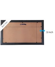 Tridevi Photo Frame 8x4 Inch | Glossy Maroon Polystyrene Frame | Divine Wall & Table Decor | Temple Decoration & Gift Item (Pack Of 1) (F20524)