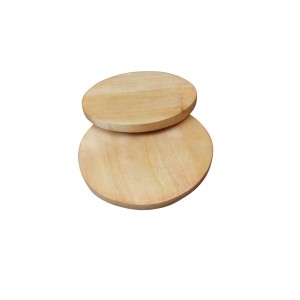 Natural Wooden Lids for Glass Tumblers & Carafes â€“ Airtight Drink Covers & Mini Tray Coasters â€“ Pack of 2