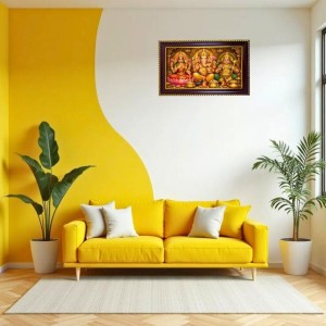 Lakshmi Kubera Ganesha Photo Frame 8x4 Inch | Glossy Maroon Polystyrene Frame | Divine Wall & Table Decor | Temple Decoration & Gift Item (Pack Of 1) (F20137) Lakshmi Kubera Ganesha Photo Frame 8x4 Inch | Glossy Maroon Polystyrene Frame | Divine Wall & Table Decor | Temple Decoration & Gift Item (Pack Of 1) (F20137)