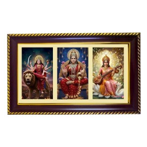 Tridevi Photo Frame 8x4 Inch | Glossy Maroon Polystyrene Frame | Divine Wall & Table Decor | Temple Decoration & Gift Item (Pack Of 1) (F21280) Tridevi Photo Frame 8x4 Inch | Glossy Maroon Polystyrene Frame | Divine Wall & Table Decor | Temple Decoration & Gift Item (Pack Of 1) (F21280)