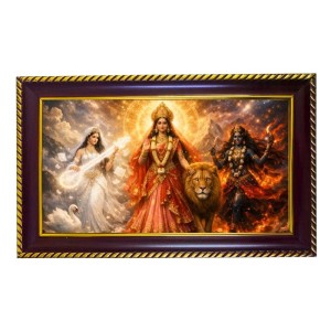 Tridevi Photo Frame 8x4 Inch | Glossy Maroon Polystyrene Frame | Divine Wall & Table Decor | Temple Decoration & Gift Item (Pack Of 1) (F20524) Tridevi Photo Frame 8x4 Inch | Glossy Maroon Polystyrene Frame | Divine Wall & Table Decor | Temple Decoration & Gift Item (Pack Of 1) (F20524)