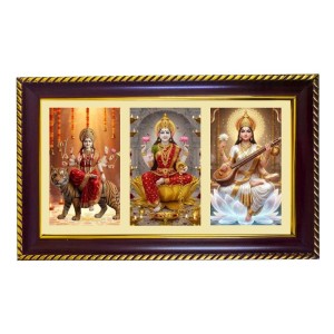 Tridevi Photo Frame 8x4 Inch | Glossy Maroon Polystyrene Frame | Divine Wall & Table Decor | Temple Decoration & Gift Item (Pack Of 1) (F21276) Tridevi Photo Frame 8x4 Inch | Glossy Maroon Polystyrene Frame | Divine Wall & Table Decor | Temple Decoration & Gift Item (Pack Of 1) (F21276)