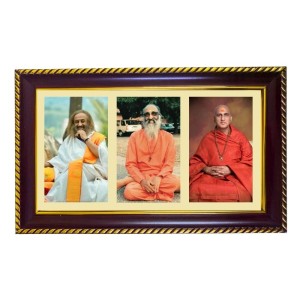 Swami Vivekananda, Ramakrishna Paramahansa, And Sarada Maa. Photo Frame 10x6 Inch | Glossy Maroon Polystyrene Frame | Divine Wall & Table Decor | Temple Decoration & Gift Item (Pack Of 1) (F21483) Swami Vivekananda, Ramakrishna Paramahansa, And Sarada Maa. Photo Frame 10x6 Inch | Glossy Maroon Polystyrene Frame | Divine Wall & Table Decor | Temple Decoration & Gift Item (Pack Of 1) (F21483)
