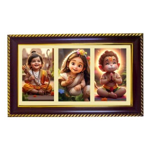 Ram-Sita-Hanuman Photo Frame 14x10 Inch | Glossy Maroon Polystyrene Frame | Divine Wall & Table Decor | Temple Decoration & Gift Item (Pack Of 1) (F21243) Ram-Sita-Hanuman Photo Frame 14x10 Inch | Glossy Maroon Polystyrene Frame | Divine Wall & Table Decor | Temple Decoration & Gift Item (Pack Of 1) (F21243)