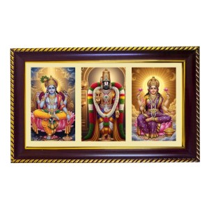 Vishnu-Vittal-Lakshmi Photo Frame 8x4 Inch | Glossy Maroon Polystyrene Frame | Divine Wall & Table Decor | Temple Decoration & Gift Item (Pack Of 1) (F21040) Vishnu-Vittal-Lakshmi Photo Frame 8x4 Inch | Glossy Maroon Polystyrene Frame | Divine Wall & Table Decor | Temple Decoration & Gift Item (Pack Of 1) (F21040)
