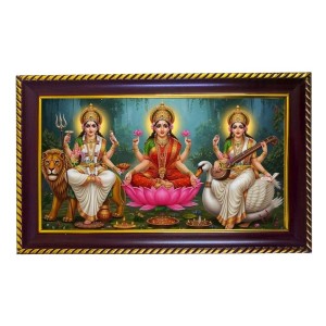 Tri Devi Photo Frame 8x4 Inch | Glossy Maroon Polystyrene Frame | Divine Wall & Table Decor | Temple Decoration & Gift Item (Pack Of 1) (F20123) Tri Devi Photo Frame 8x4 Inch | Glossy Maroon Polystyrene Frame | Divine Wall & Table Decor | Temple Decoration & Gift Item (Pack Of 1) (F20123)
