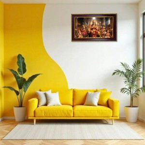 Mata Durga Photo Frame 8x4 Inch | Glossy Maroon Polystyrene Frame | Divine Wall & Table Decor | Temple Decoration & Gift Item (Pack Of 1) (F20267) Mata Durga Photo Frame 8x4 Inch | Glossy Maroon Polystyrene Frame | Divine Wall & Table Decor | Temple Decoration & Gift Item (Pack Of 1) (F20267)