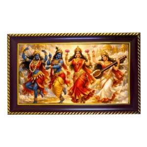 Tridevi Photo Frame 8x4 Inch | Glossy Maroon Polystyrene Frame | Divine Wall & Table Decor | Temple Decoration & Gift Item (Pack Of 1) (F20525) Tridevi Photo Frame 8x4 Inch | Glossy Maroon Polystyrene Frame | Divine Wall & Table Decor | Temple Decoration & Gift Item (Pack Of 1) (F20525)